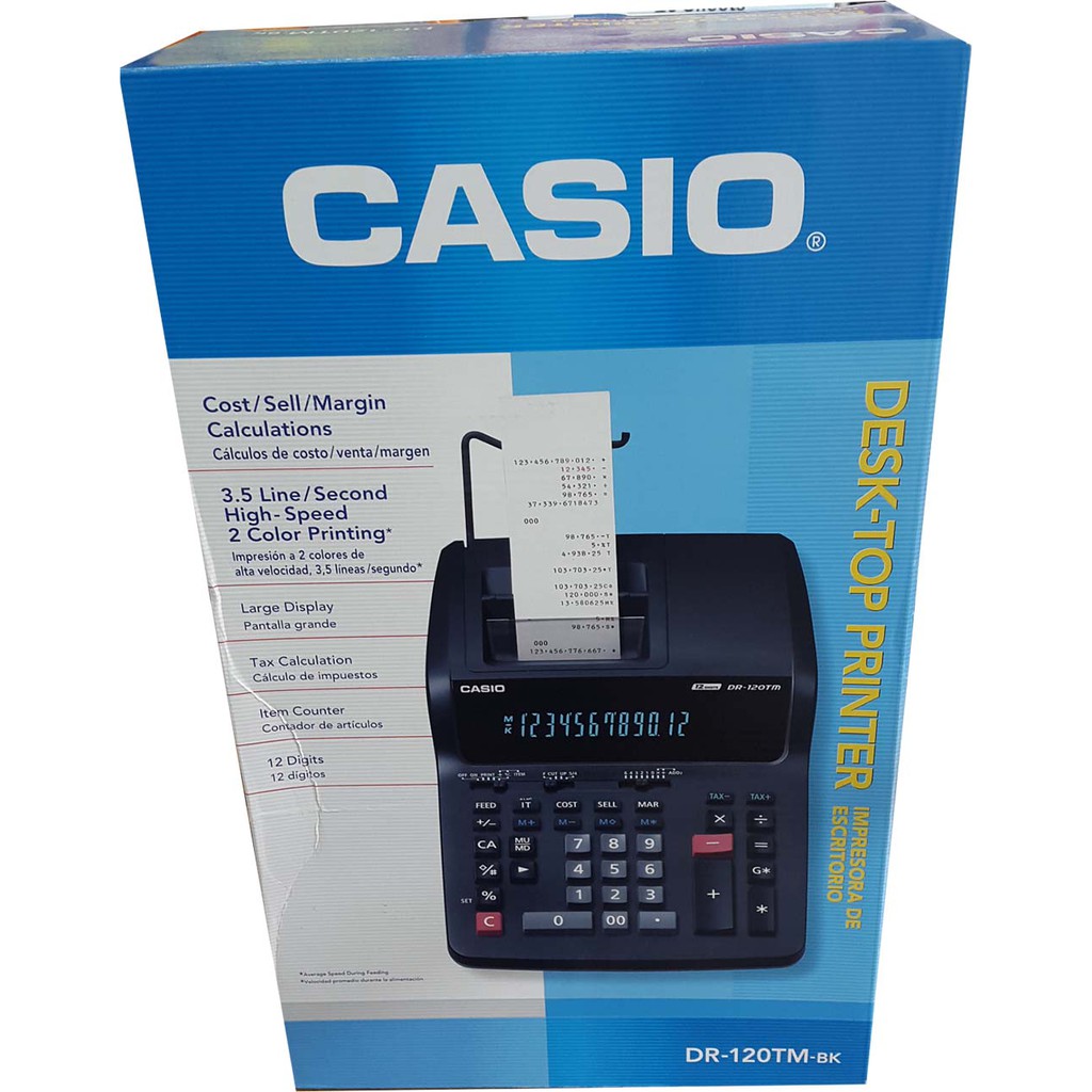 

Termurah Casio Calculator DR-120TM Kalkulator struk