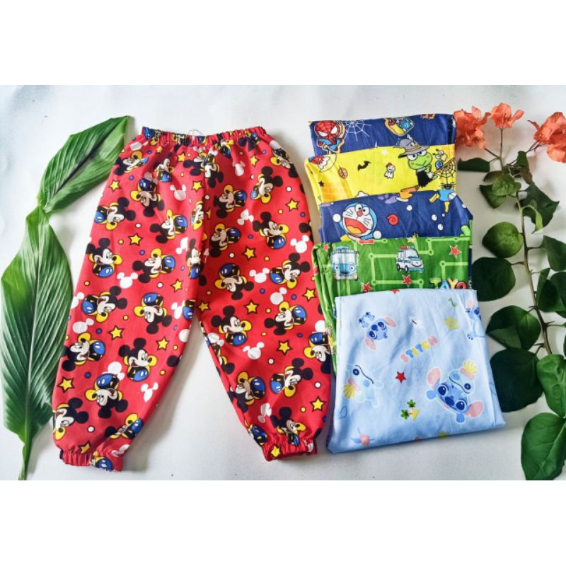 PROMO !!! CELANA JOGER ANAK KARAKTER MURAH CELANA MOTIF  1 SAMPAI 8 TAHUN CELANA PANJANG ANAK JOGER KARAKTER BEST SELLER