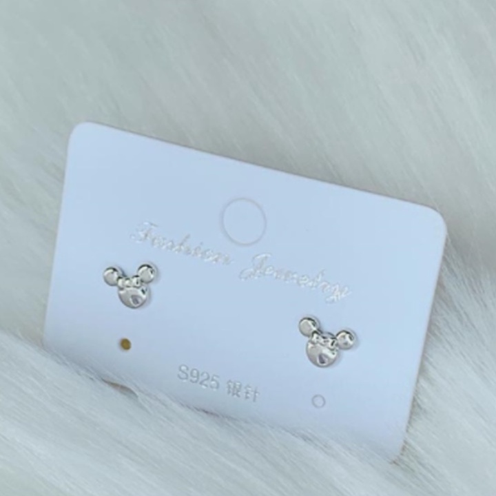 Anting Tusuk Mini Korea Lucu Imut Silver Minimalis Simple Untuk Wanita Fashion Aksesoris Dalika
