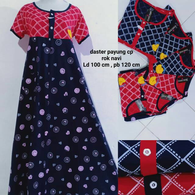 Daster payung kaos panjang