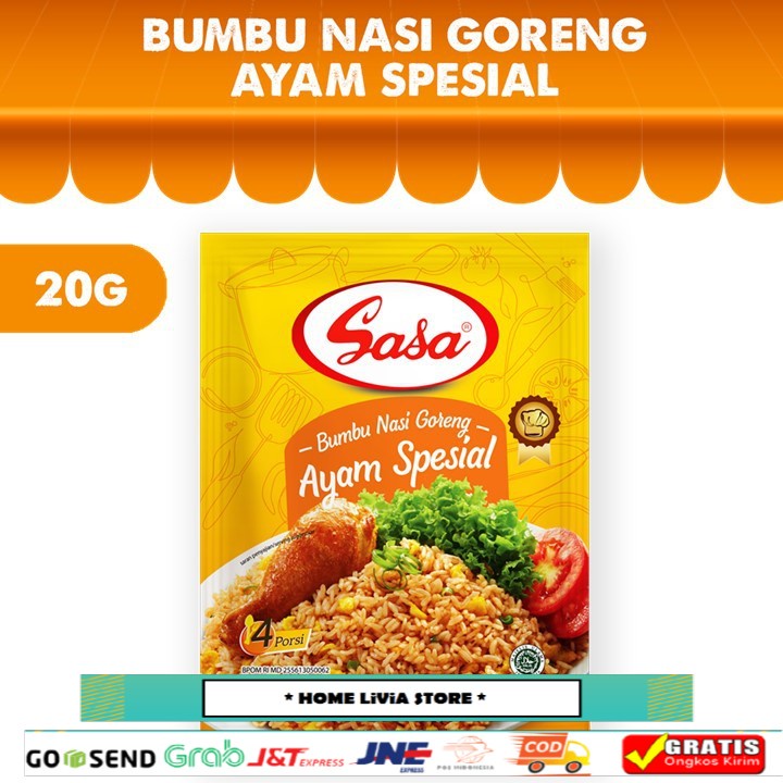 

Sasa Bumbu Nasi Goreng Ayam Spesial 20 gr