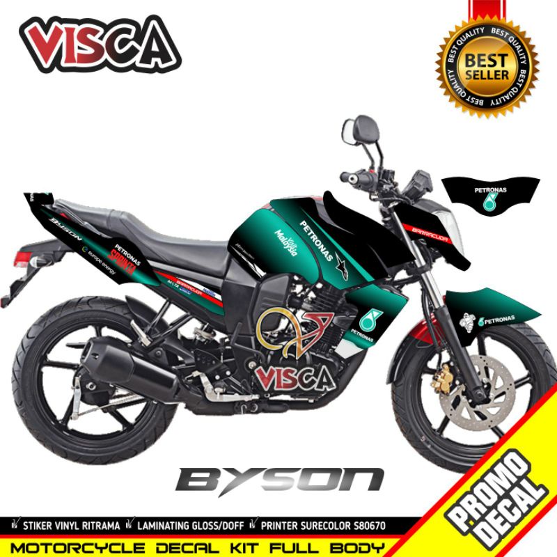decal byson full body sticker byson full body stiker byson motif petronas