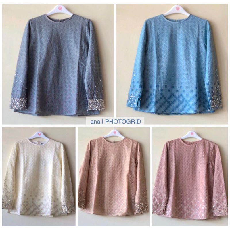 an. mba Ratih. SALE. New Anasya Top Broken White size S by Ria Miranda.