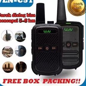 (MURAH) {COD}WLN C51/C50 HT Mini Wln Two-Way Radio Walkie Talkie  sipil daya tinggi walkie-talkie ge