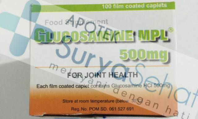 Glucosamine MPL 500 mg 1 strip isi 10 tablet