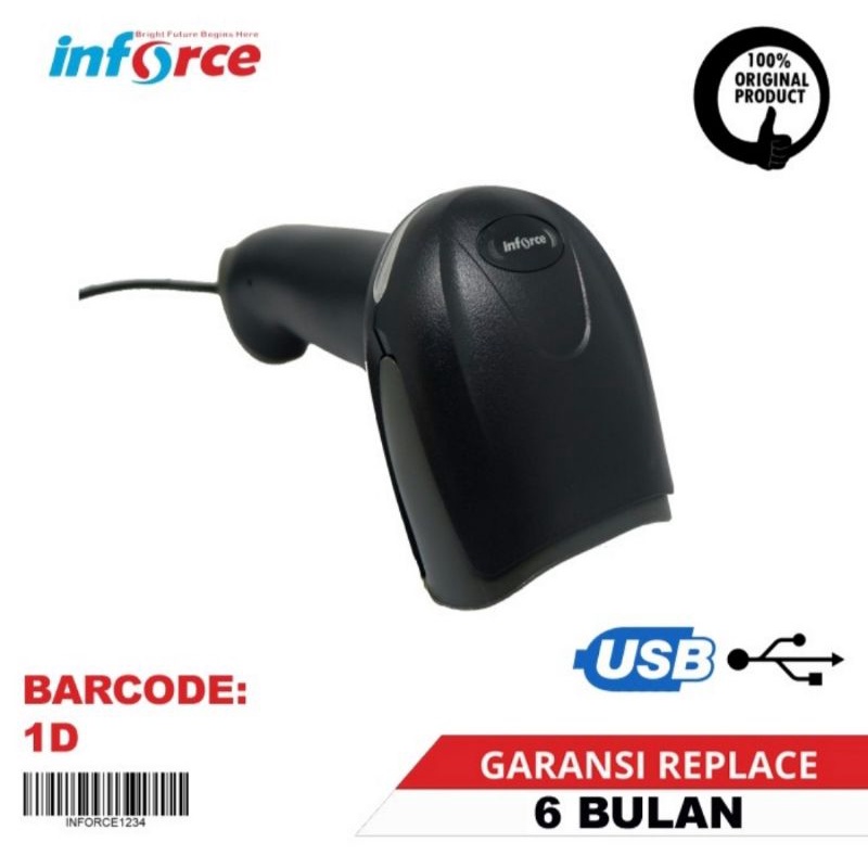 INFORCE BARCODE SCANNER LASER M-3100AT