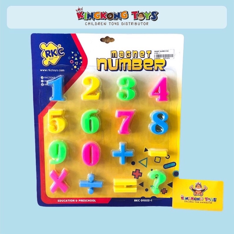 MAGNETIC NUMBER / ANGKA MAGNET / MAINAN ANGKA MAGNET / 07060026