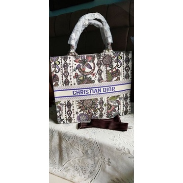 Tas Dior Book Tote Bag ( free Dustbag)