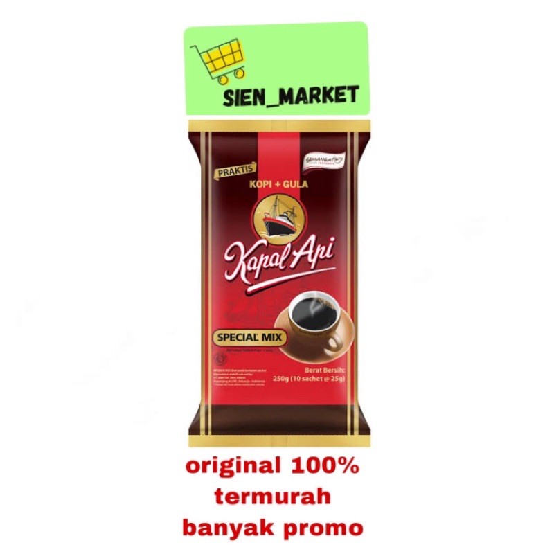 

KAPAL API KOPI SPECIAL MIX 10 SACHET x 25 GR MURAH