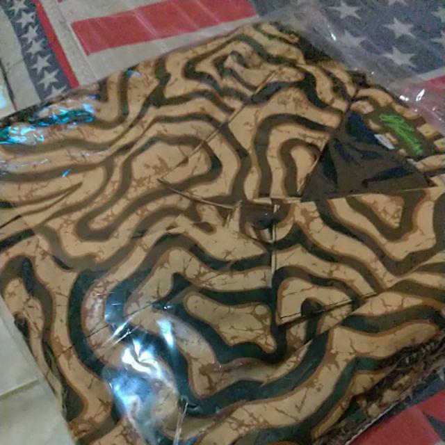 Batik Pria Bayu Aji Mannaf Size M - Xxl Batik Solo Asli Katun Sragenan Full Furing