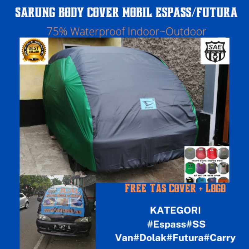 Body Cover Mobil Espass Sarung Penutup Mantel Mobil Espass