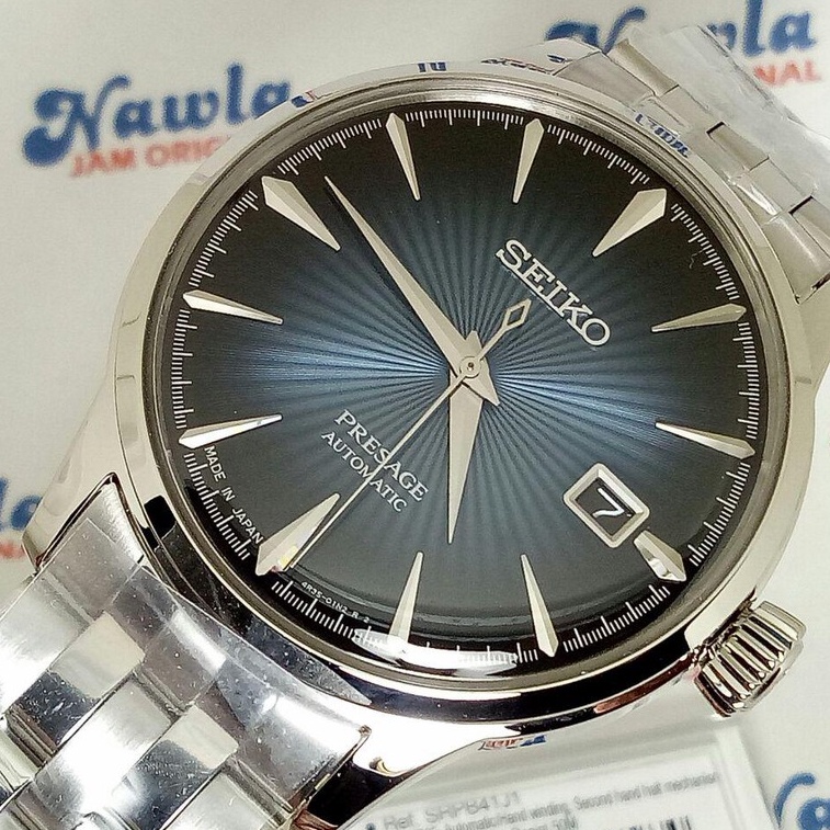 Seiko Presage Cocktail SRPB41J1 Automatic Bluemoon - Jam Tangan Pria SRPB41
