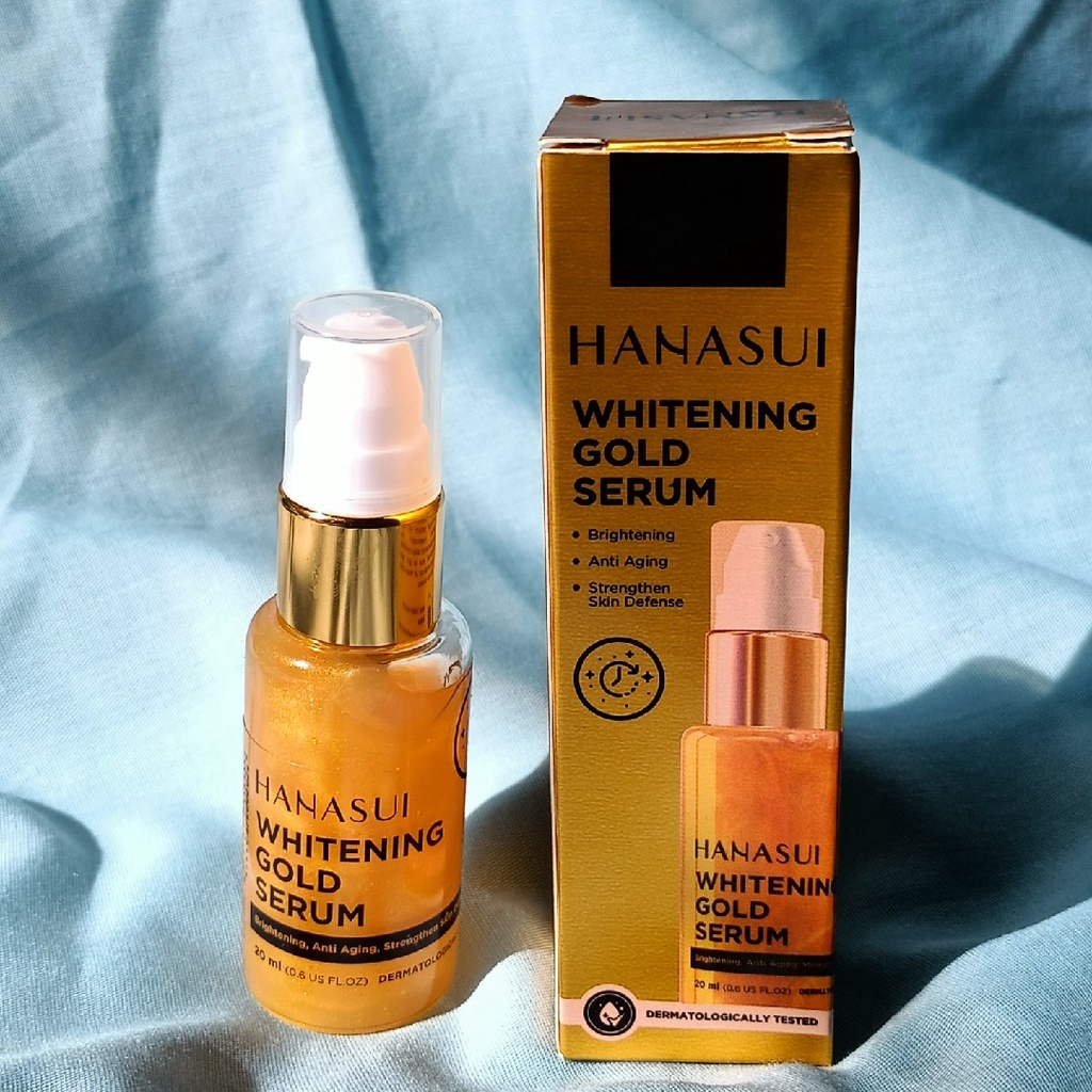 HANASUI SERUM GOLD WHITENING JAYA MANDIRI ORIGINAL BPOM 100%