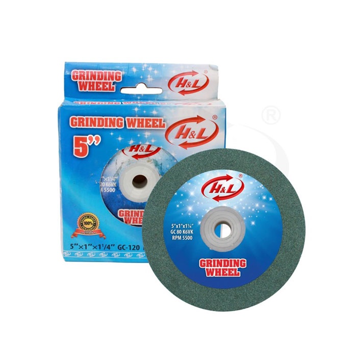 HL Grinding Wheel 5 Inch Batu Gerinda Grit 80 100 120