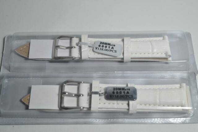 strap tali kulit original timeking putih berkualitas