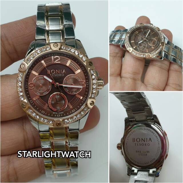JAM TANGAN WANITA BONIA BATRE CHRONO KUALITAS ORIGINAL