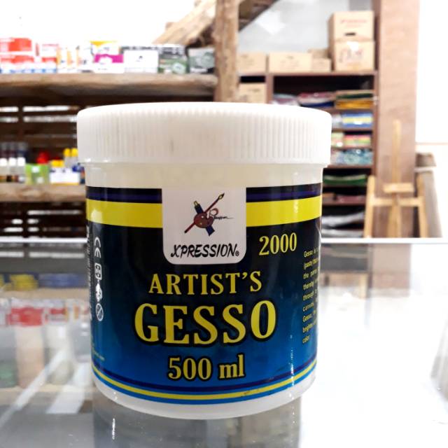 GESSO / Pelapis Dasar Kanvas 500gr