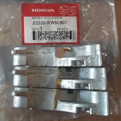 HONDA ORI AHM WEIGHT SET CLUTCH 22535-KWN-901 KAMPAS GANDA VARIO 125