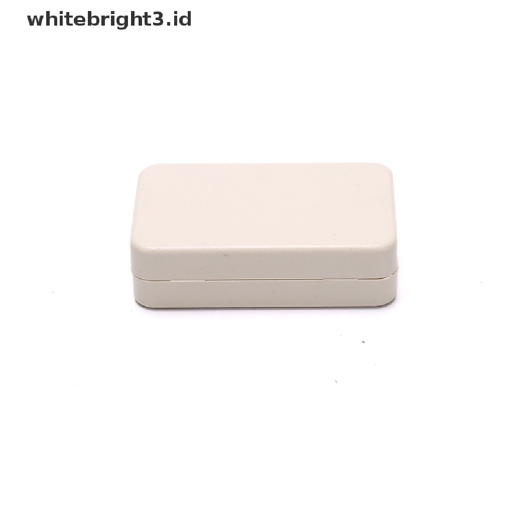 {whitebright3.id} 55*35*15mm Small plastic electronic project enclosure abs wire junction box ,