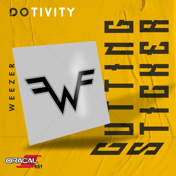 

Cutting Sticker WEEZER BAND