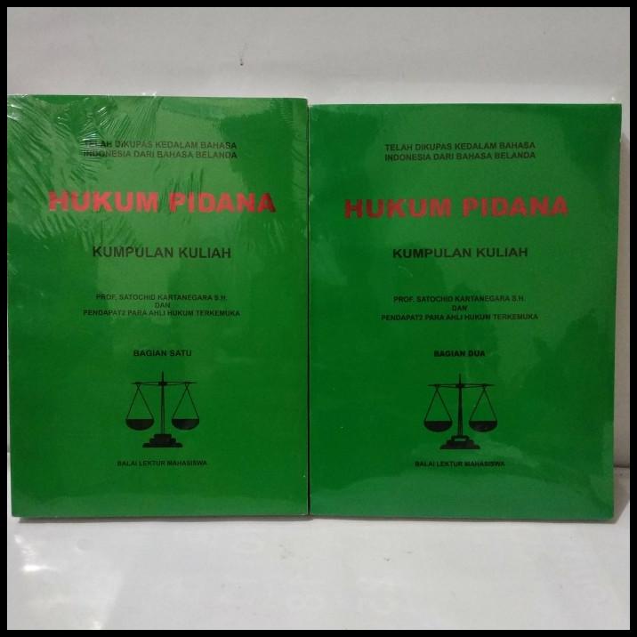 Buku Hukum Pidana Kumpulan Kuliah Jilid 1 Dan 2 By Satochid | Daisy