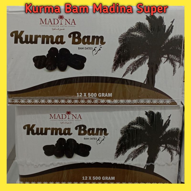 

KURMA BAM MADINA ASLI 1 KARTON || BAM MADINA DUS-DUSAN