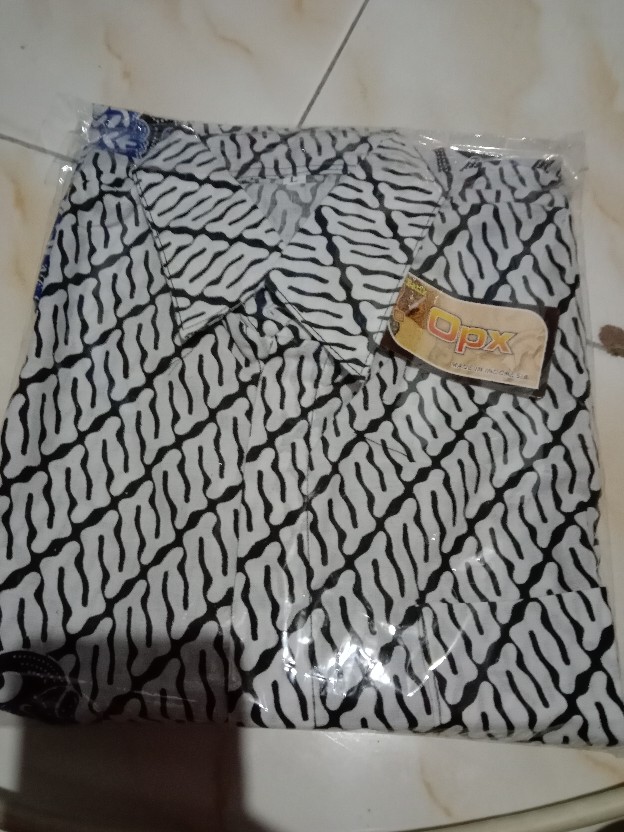 Risna Batik Hrb026 Kenongo Hem Pendek Padi Pekalongan M L Xl Batik Pria Murah Modern