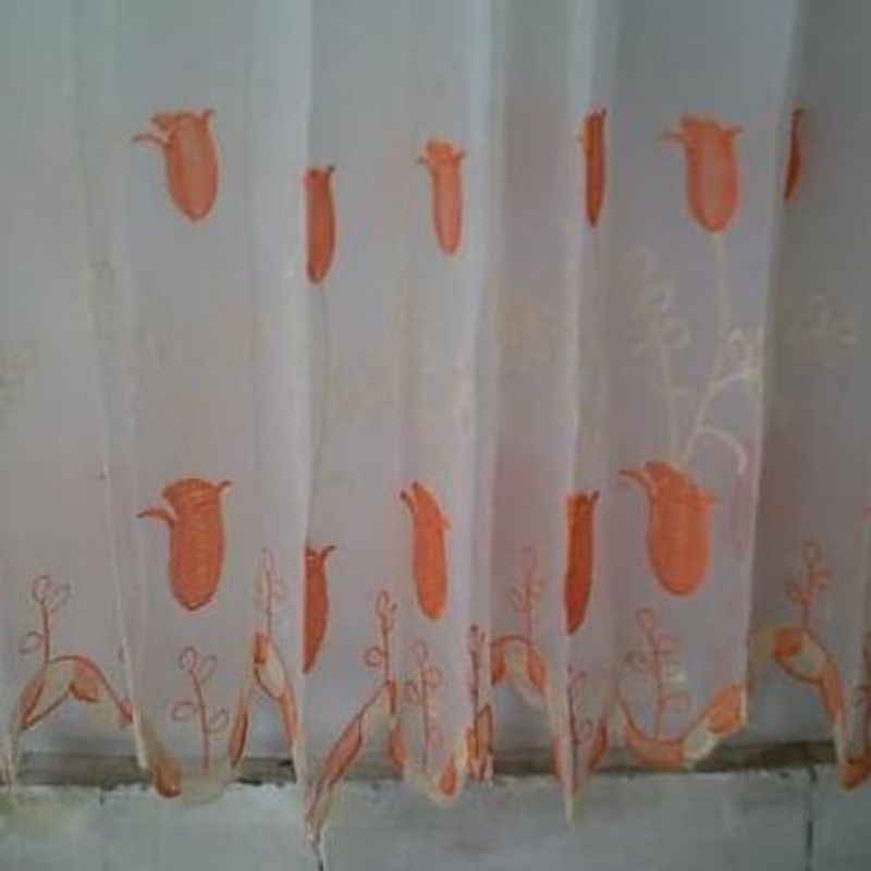 Vitras lmport BORDIR Tulip lebar 1 Mtr / lebar 1,5 Mtr / lebar 2 Mtr