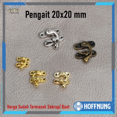 Kunci Pengait Box 27x32 mm Gembok Box Kuncian Kotak Mahar Seserahan