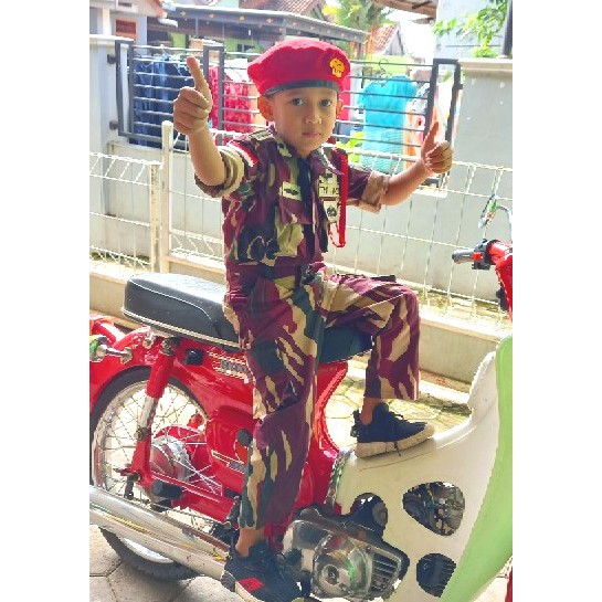 RB Baju Loreng TNI Kopassus Kostum Kopassus Anak TNI AD Kopassus Anak Bonus Tembakan Besar