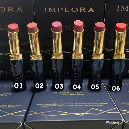 (BISA BAYAR DITEMPAT) INTENSE IMPLORA LIPSTIK ORIGINAL BPOM / LIPSTICK CREAM MATTE