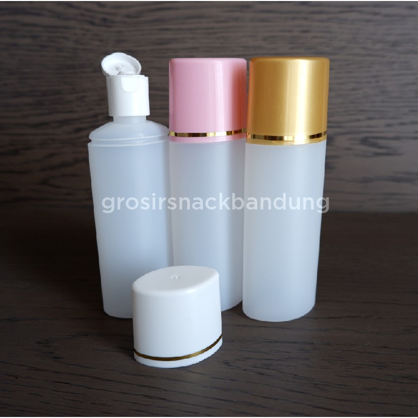 [500 PCS] Botol Putri 100ml KOMPLIT TUTUP DALAM &amp; LUAR