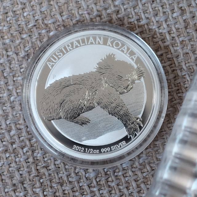 Koin Perak 1/2 oz 2012 Australian Koala Silver Coin