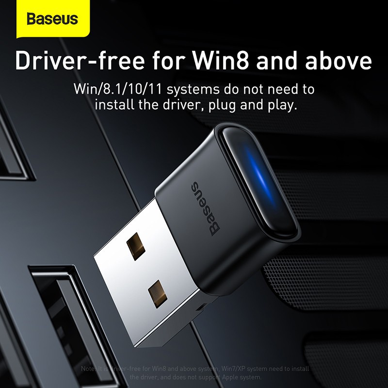 BASEUS MINI USB BLUETOOTH DONGLE WIRELESS ADAPTER V5.0 ADAPTOR