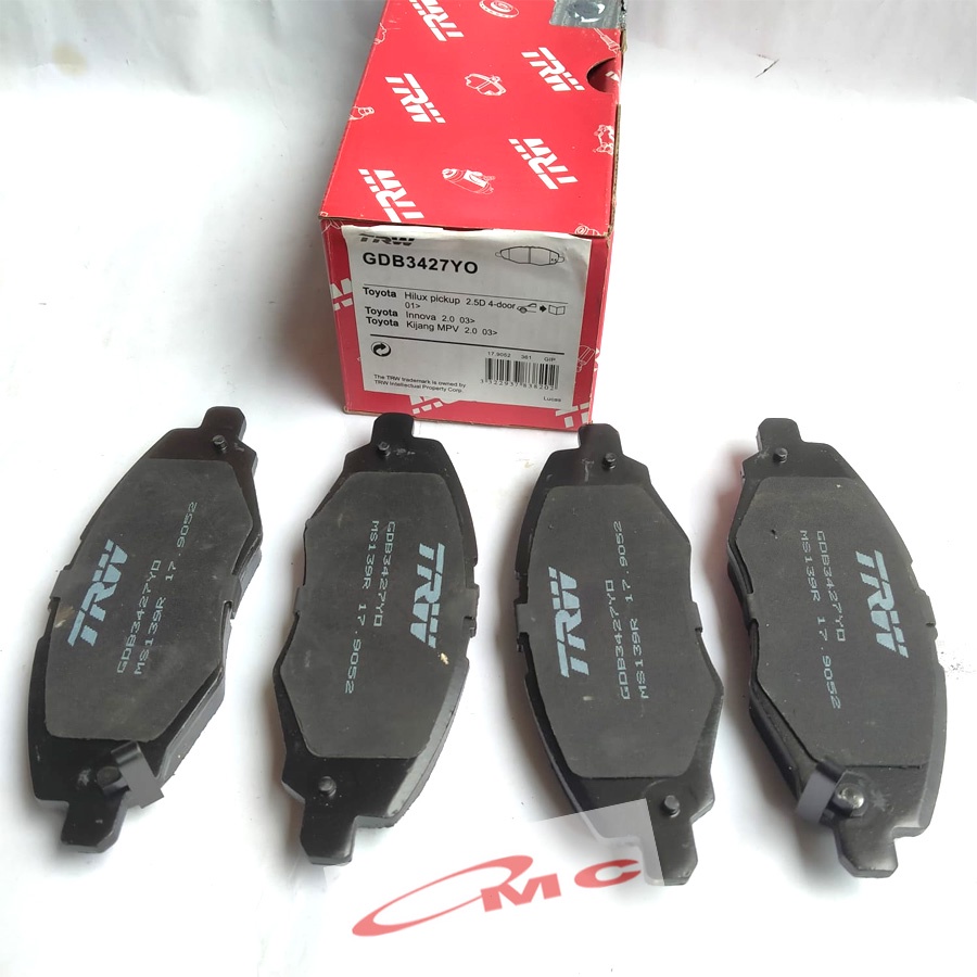 Brake Pad Kampas Rem Depan Kijang Innova TRW GDB-3427