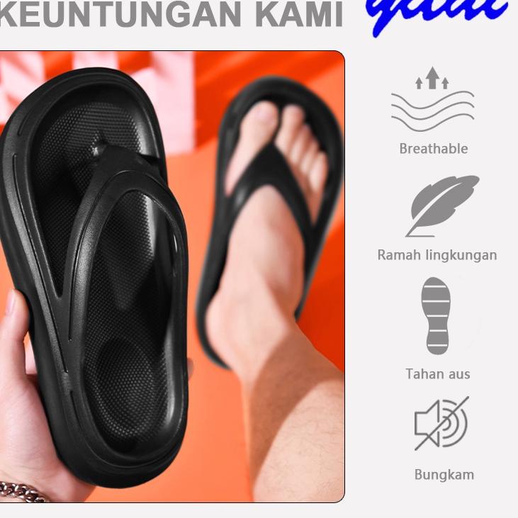 ATG.269975 ‑ Yitai Sandal Jelly Sendal Jepit Wanita Sandal Korean Import Jelly Soft Slippers Antisli