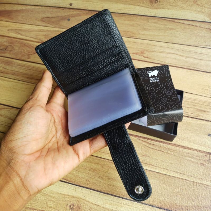 Dompet Kartu Atm 100%Asli KuLit Sapi/Dompet kancing Kartu Kredit