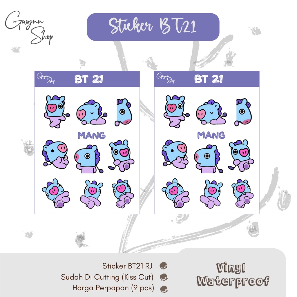 

Stiker BT21 Mang (J-HOPE)