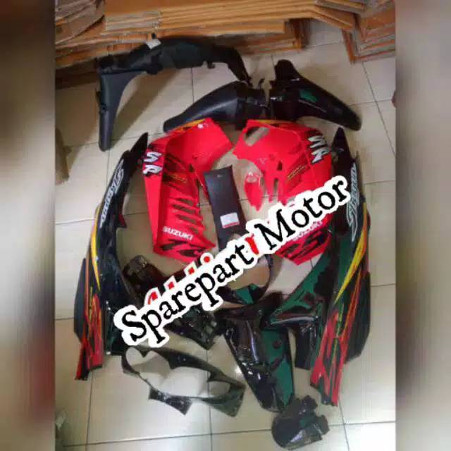 Full body kasar halus Shogun SP PNP Shogun 125 R/merah hitam