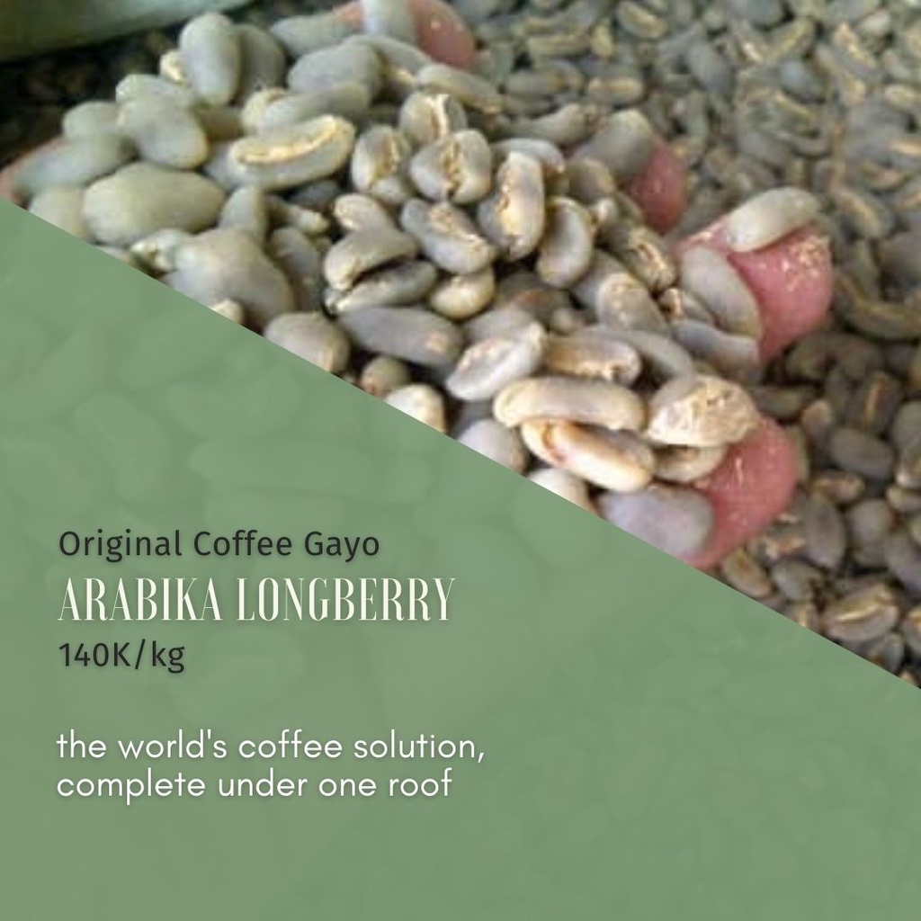 

Original Coffee Biji Kopi Gayo Arabica Longberry 1000 gram