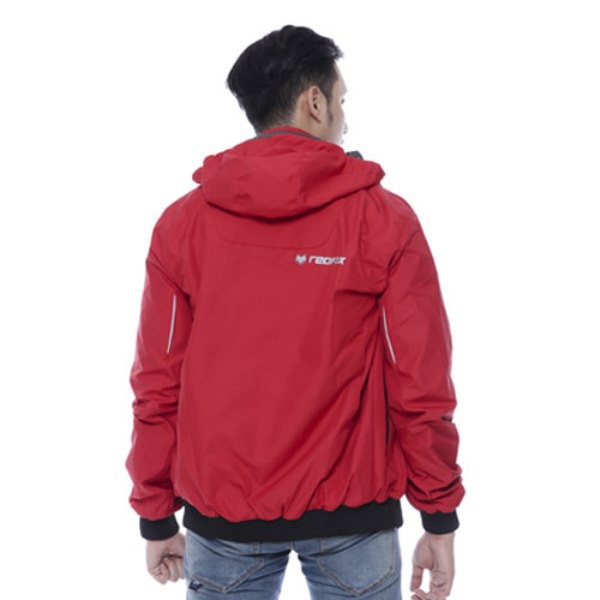 JAKET MURAH COCOK LEBARAN HARI RAYA / Jaket Pengendara Motor Redfox Original | Tyrano - Red