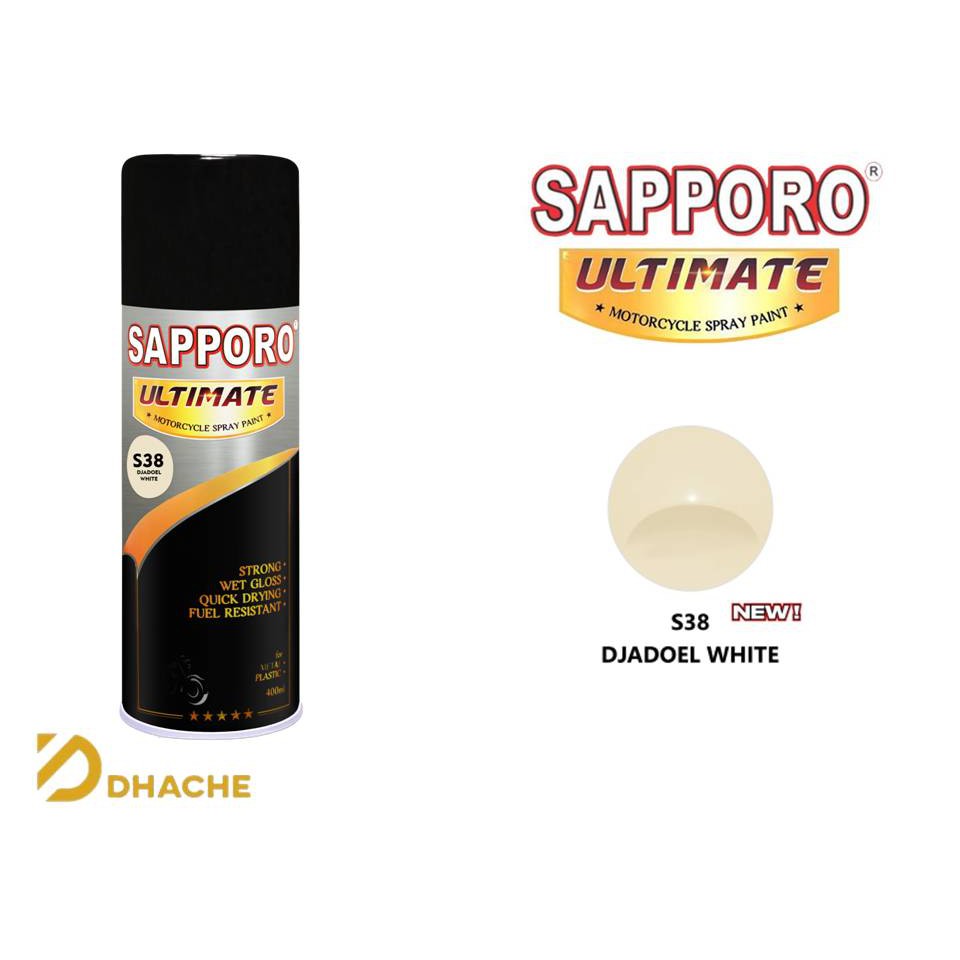 Cat Semprot Sapporo Ultimate S38 Djadoel White / Sapporo Spray / Sapporo Ultimate 400ml