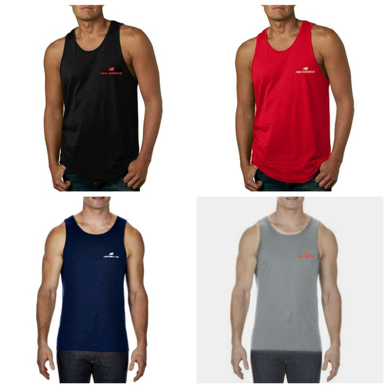 Singlet Gym Import Pria Kaos Dalam Tanpa Lengan Running Fitnes Gym