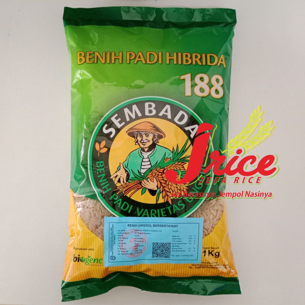 BENIH PADI SEMBADA 188 KEMASAN 1 KG