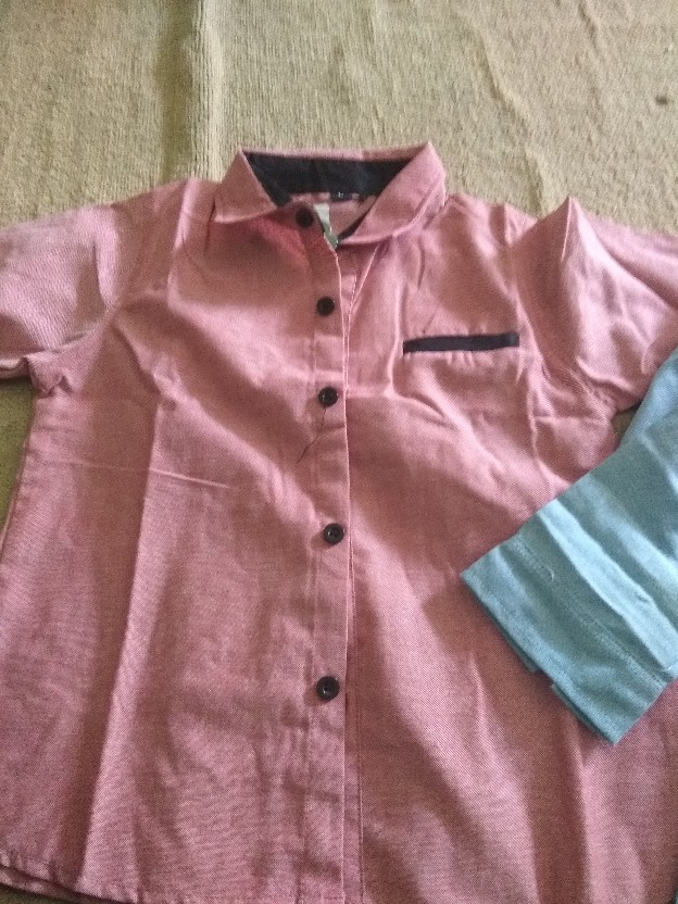 Kemeja Anak Oxford - Kemeja Lengan Panjang - Kemeja Polos Anak  1-9tahun Mvin