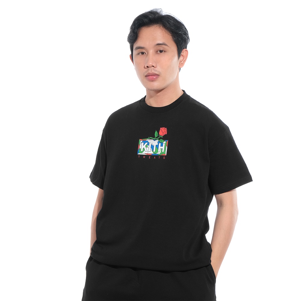 Kith Treats Mosaic Rose T-Shirt Black