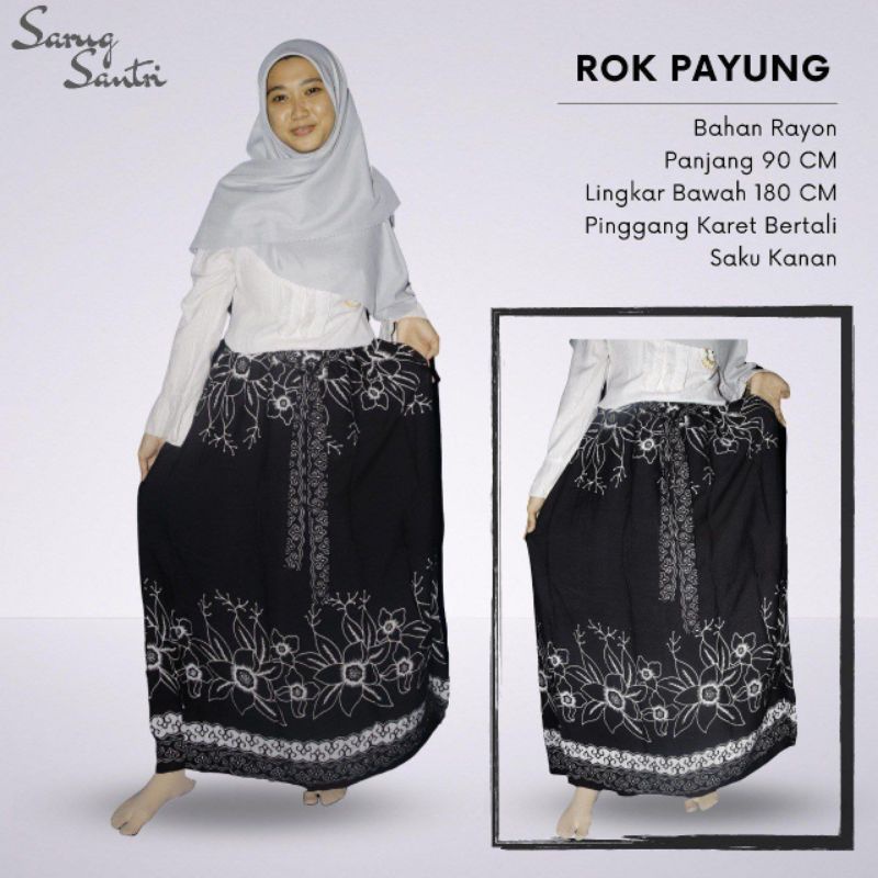 rok santri | rok payung | rok batik gloyor