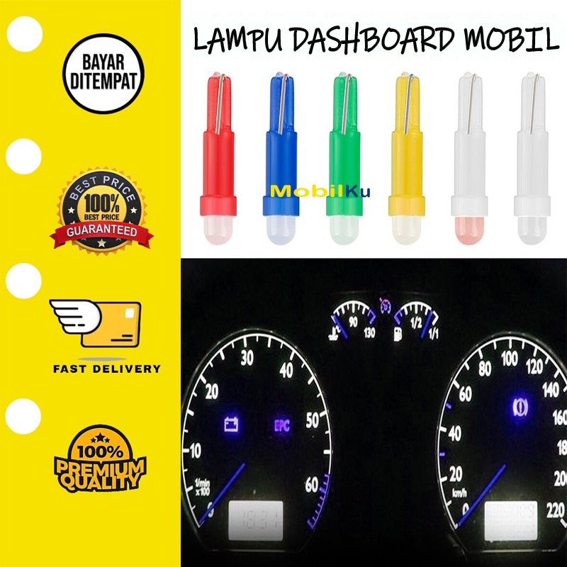 [READY STOCK] Lampu Led COB T5 Dashboard mobil Speedometer Mobil Motor Vario Beat Mio Jupiter MX Avanza Xenia Variasi