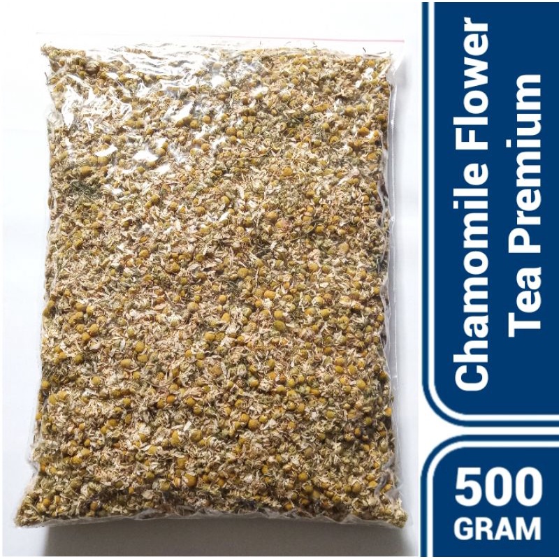 Chamomile Flower Kualitas Premium / Teh Bunga Kamomil - 500 Gram