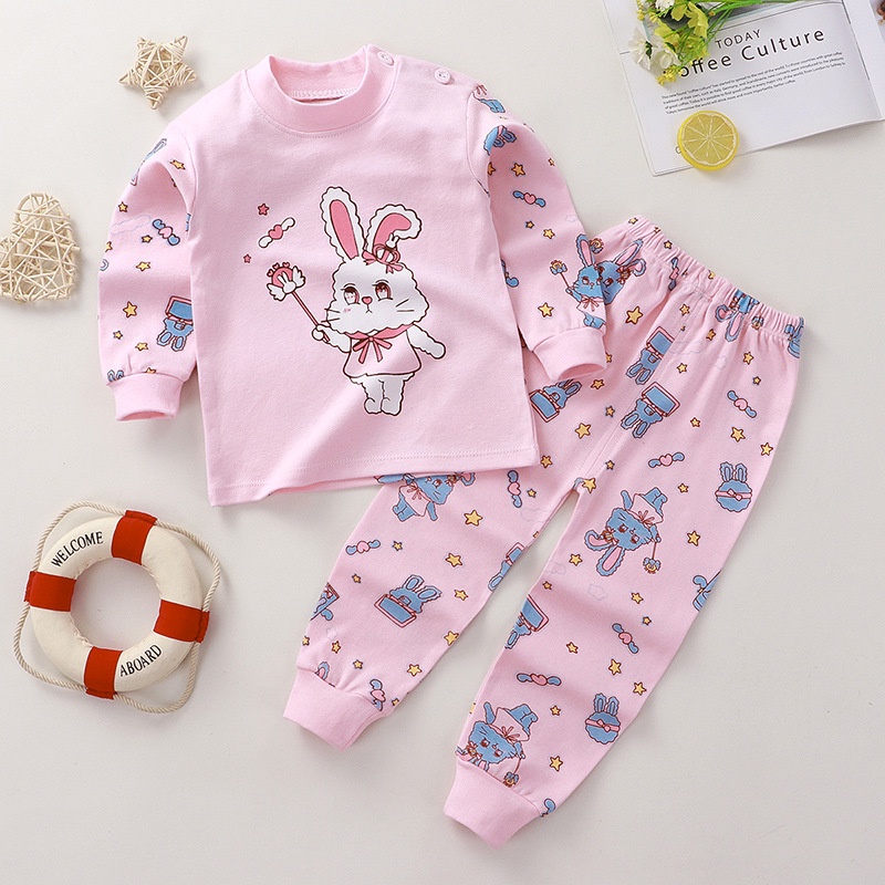 Hansen Gallery  COD Setelan Baju Tidur Anak Baju Jumper Pyama Anak Korea Import HG 018